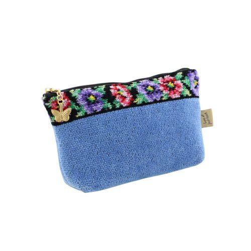 フェイラー ポーチ レディース MAKE UP BAG M4 ブルー FEILER ANEMONE SCHWARZ 205 JEANS