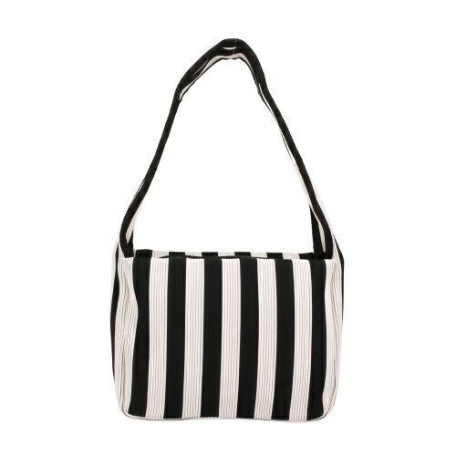 マリメッコ ハンドバッグ レディース KNITTED SHOULDERBAG MERIROSVO ブラック marimekko 094140 919 BLACK/OFF WHITE