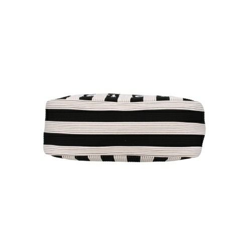 マリメッコ ハンドバッグ レディース KNITTED SHOULDERBAG MERIROSVO ブラック marimekko 094140 919 BLACK/OFF WHITE