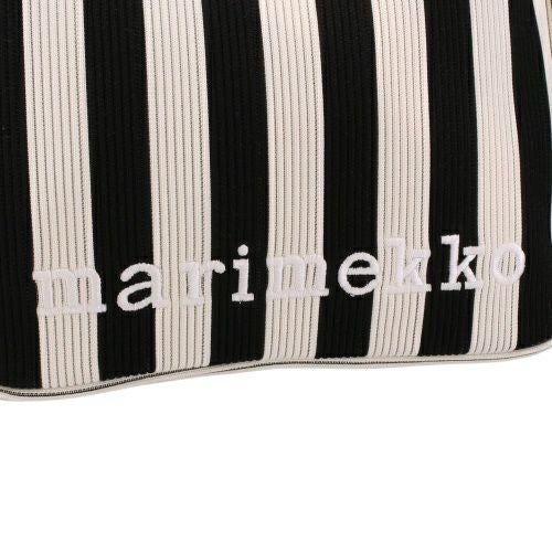 マリメッコ ハンドバッグ レディース KNITTED SHOULDERBAG MERIROSVO ブラック marimekko 094140 919 BLACK/OFF WHITE