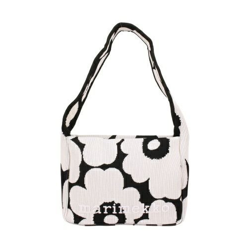 マリメッコ ハンドバッグ レディース KNITTED SHOULDERBAG UNIKKO ブラック marimekko 094141 911 BLACK/OFF WHITE