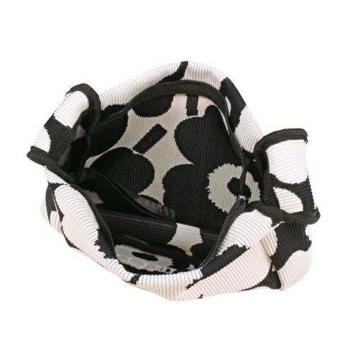 マリメッコ ハンドバッグ レディース KNITTED SHOULDERBAG UNIKKO ブラック marimekko 094141 911 BLACK/OFF WHITE
