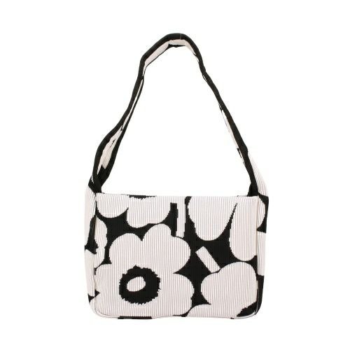 マリメッコ ハンドバッグ レディース KNITTED SHOULDERBAG UNIKKO ブラック marimekko 094141 911 BLACK/OFF WHITE