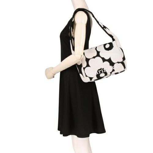マリメッコ ハンドバッグ レディース KNITTED SHOULDERBAG UNIKKO ブラック marimekko 094141 911 BLACK/OFF WHITE