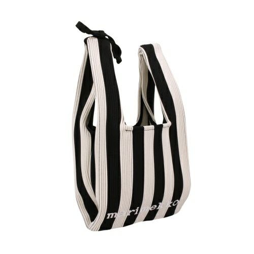 マリメッコ ハンドバッグ レディース KNITTED MINI TOTE MERIROSVO ブラック marimekko 094144 919 BLACK/OFF WHITE