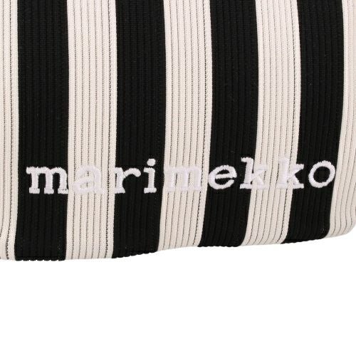 マリメッコ ハンドバッグ レディース KNITTED MINI TOTE MERIROSVO ブラック marimekko 094144 919 BLACK/OFF WHITE