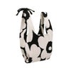 マリメッコ ハンドバッグ レディース KNITTED MINI TOTE UNIKKO ブラック marimekko 094145 911 BLACK/OFF WHITE