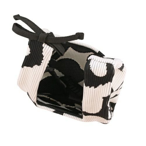 マリメッコ ハンドバッグ レディース KNITTED MINI TOTE UNIKKO ブラック marimekko 094145 911 BLACK/OFF WHITE