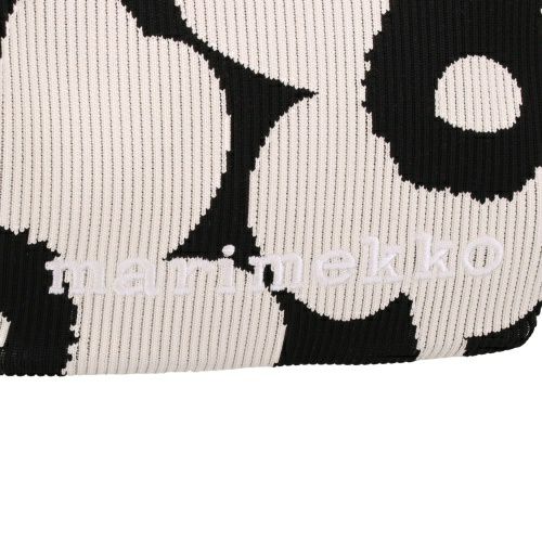 マリメッコ ハンドバッグ レディース KNITTED MINI TOTE UNIKKO ブラック marimekko 094145 911 BLACK/OFF WHITE