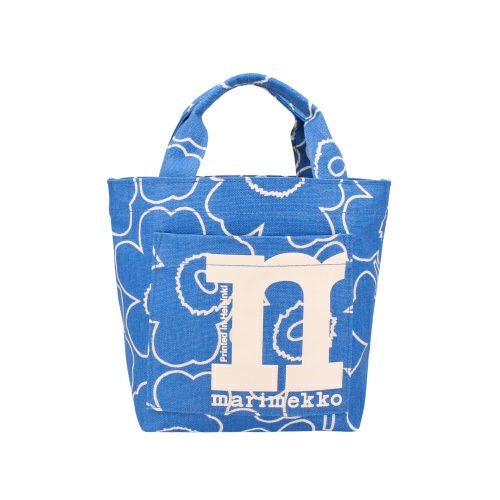 マリメッコ ハンドバッグ レディース MONO MINI TOTE PIIRTO UNIKKO ブルー marimekko 094152 580 Blue/Off White