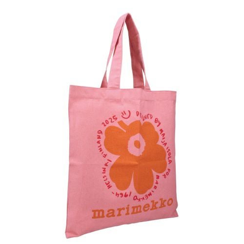 マリメッコ トートバッグ レディース VANKKA UNIKKO PLACEMENT KIOSKI BAG ピンク marimekko 094178 343 PINK/ORANGE/RED