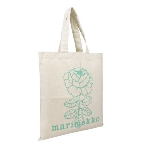 マリメッコ トートバッグ レディース VANKKA VHKIRUUSU PLACEMENT KIOSKI BAG ホワイト marimekko 094179 770 TURQUOISE/GREEN