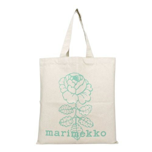 マリメッコ トートバッグ レディース VANKKA VHKIRUUSU PLACEMENT KIOSKI BAG ホワイト marimekko 094179 770 TURQUOISE/GREEN