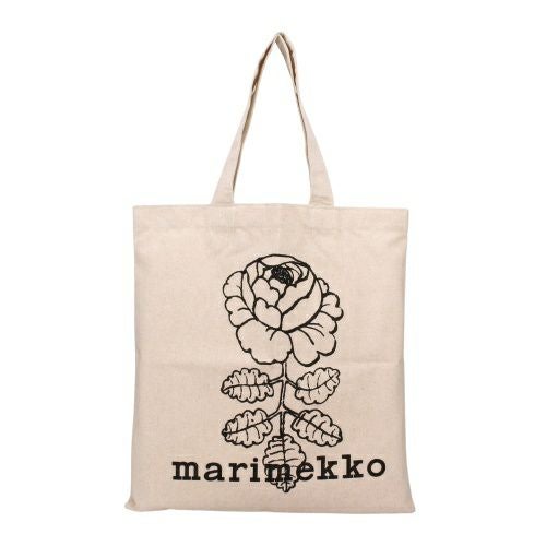 マリメッコ トートバッグ レディース VANKKA VIHKIRUUSU PLACEMENT KIOSKI BAG ホワイト marimekko 094179 890 OFF WHITE/BLACK