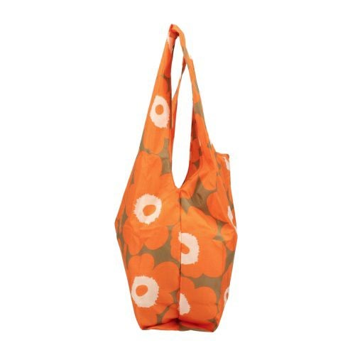 マリメッコ トートバッグ エコバッグ レディース UNIKKO SMART BAG オレンジ marimekko 094138 218 ORANGE/BEIGE/OFF WHITE