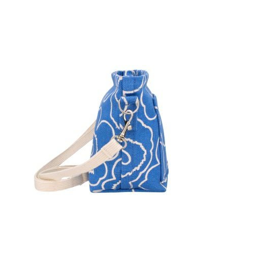 マリメッコ ショルダーバッグ レディース MONO MINI CROSSBODY PIIRTO UNIKKO ブルー marimekko 094154 580 Blue/Off White