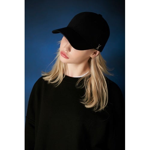 バザール 帽子 キャップ レディース Stud Logo Over Fit Ball Cap ブラック VARZAR 496 BLACK