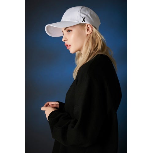 バザール 帽子 キャップ レディース Stud Logo Over Fit Ball Cap ホワイト VARZAR 497 WHITE