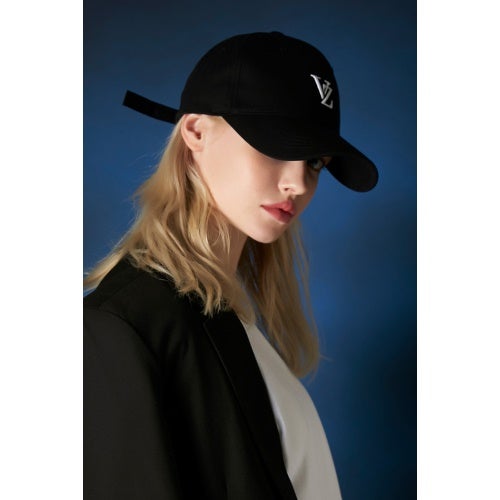 バザール 帽子 キャップ レディース 3D Monogram Logo Over Fit Ball Cap ブラック VARZAR 504 BLACK