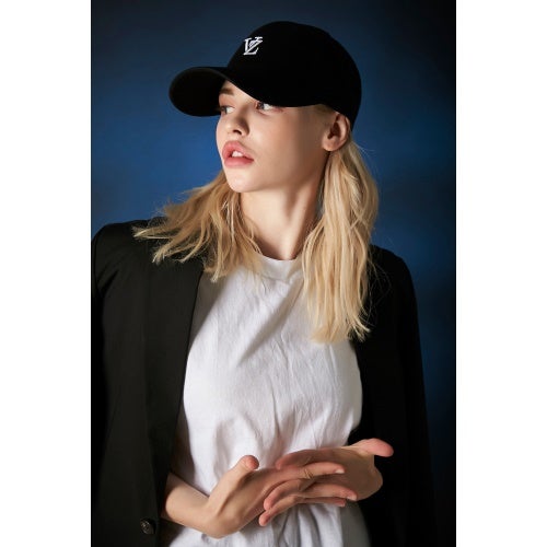 バザール 帽子 キャップ レディース 3D Monogram Logo Over Fit Ball Cap ブラック VARZAR 504 BLACK