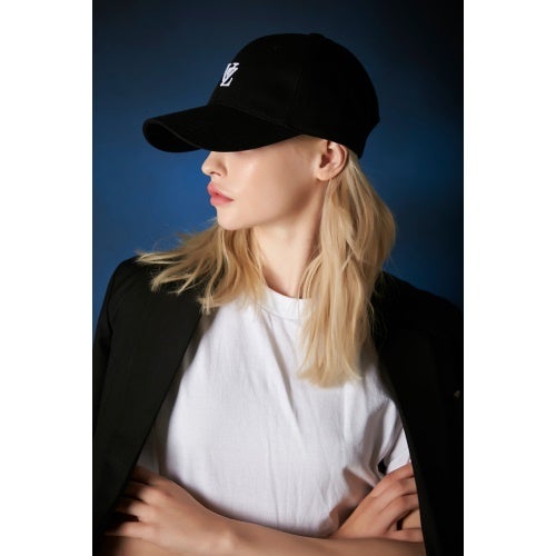 バザール 帽子 キャップ レディース 3D Monogram Logo Over Fit Ball Cap ブラック VARZAR 504 BLACK