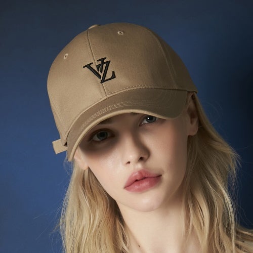 バザール 帽子 キャップ レディース 3D Monogram Logo Over Fit Ball Cap ベージュ VARZAR 505 BEIGE