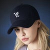 バザール 帽子 キャップ レディース 3D Monogram Logo Over Fit Ball Cap ネイビー VARZAR 506 NAVY