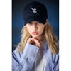 バザール 帽子 キャップ レディース 3D Monogram Logo Over Fit Ball Cap ネイビー VARZAR 506 NAVY