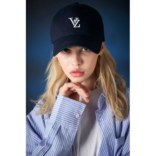 バザール 帽子 キャップ レディース 3D Monogram Logo Over Fit Ball Cap ネイビー VARZAR 506 NAVY