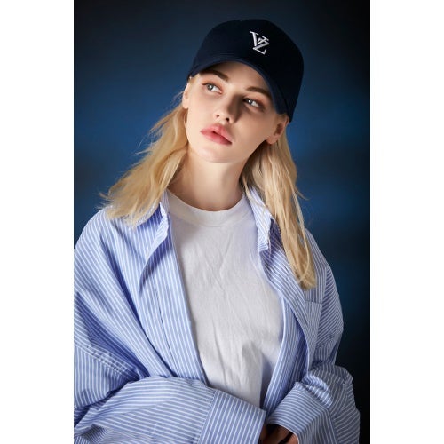 バザール 帽子 キャップ レディース 3D Monogram Logo Over Fit Ball Cap ネイビー VARZAR 506 NAVY