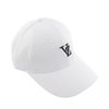 バザール 帽子 キャップ レディース 3D Monogram Logo Over Fit Ball Cap ホワイト VARZAR 507 WHITE