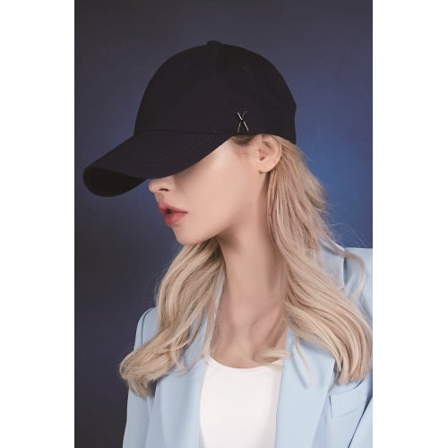 バザール 帽子 キャップ レディース Stud Logo Over Fit Ball Cap ネイビー VARZAR 564 NAVY