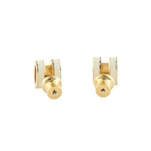 エルメス ピアス レディース MINI POP H ホワイト HERMES H608002F
