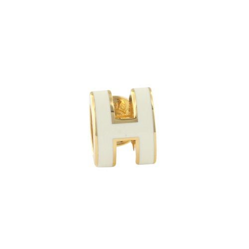エルメス ピアス レディース MINI POP H ホワイト HERMES H608002F