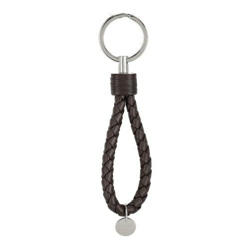 ボッテガヴェネタ キーリング メンズ レディース イントレチャート ブラック BOTTEGA VENETA 113539 V3UN1 2111