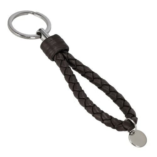 ボッテガヴェネタ キーリング メンズ レディース イントレチャート ブラック BOTTEGA VENETA 113539 V3UN1 2111