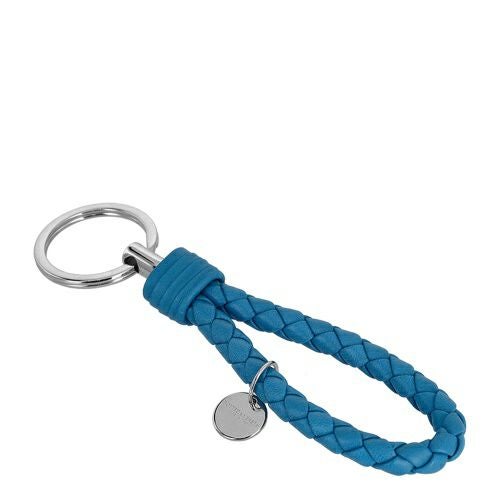 ボッテガヴェネタ キーリング メンズ レディース イントレチャート ブルー BOTTEGA VENETA 113539 V3UN1 4418