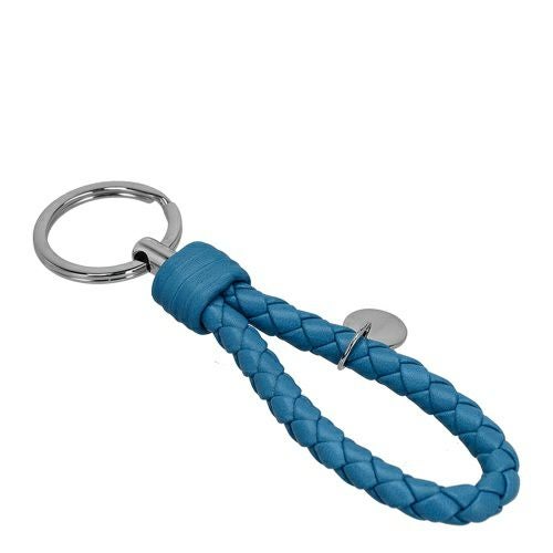 ボッテガヴェネタ キーリング メンズ レディース イントレチャート ブルー BOTTEGA VENETA 113539 V3UN1 4418