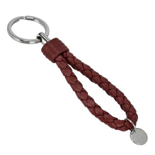 ボッテガヴェネタ キーリング メンズ レディース イントレチャート ブラウン BOTTEGA VENETA 113539 V3UN1 6339