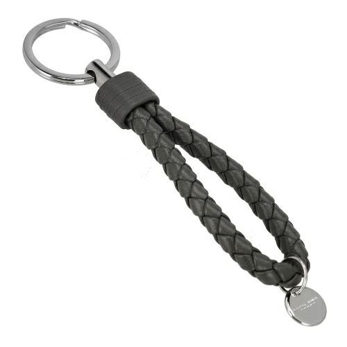 ボッテガヴェネタ キーリング メンズ レディース イントレチャート グレー BOTTEGA VENETA 113539 V3UN1 8572