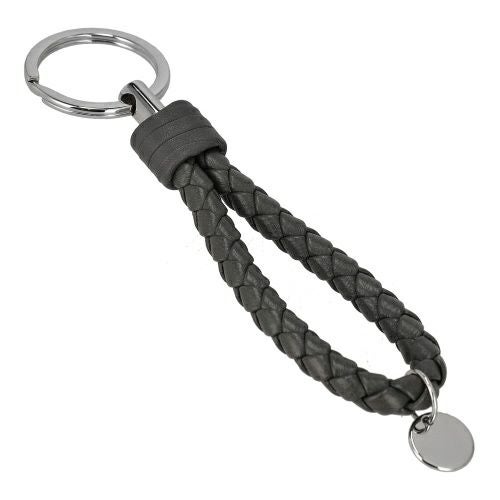 ボッテガヴェネタ キーリング メンズ レディース イントレチャート グレー BOTTEGA VENETA 113539 V3UN1 8572