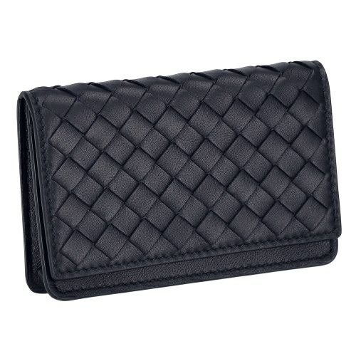 ボッテガヴェネタ カードケース 名刺入れ メンズ イントレチャート ネイビー BOTTEGA VENETA 174646 V3UN1 4045