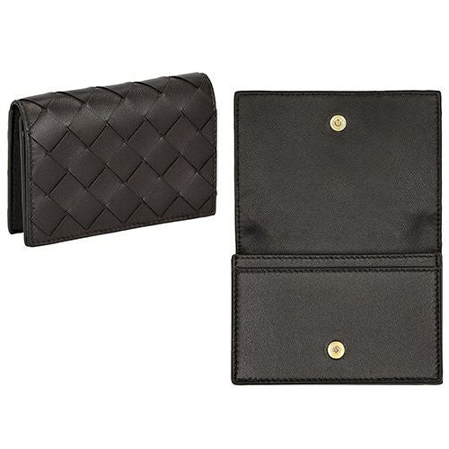 ボッテガヴェネタ カードケース 名刺入れ メンズ イントレチャート ブラウン BOTTEGA VENETA 593115 V3UH2 2132