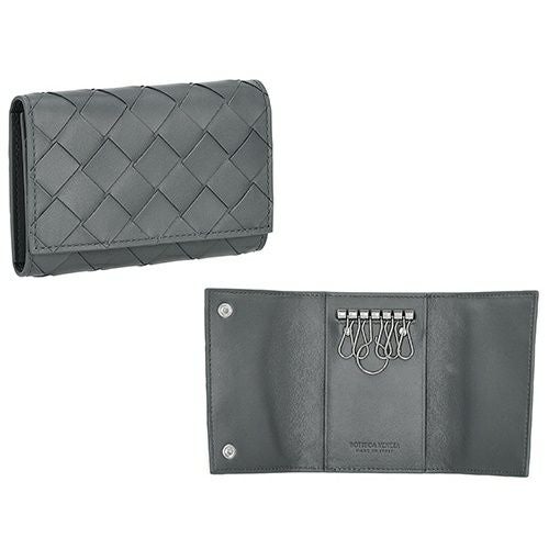 ボッテガヴェネタ キーケース メンズ イントレチャート グレー BOTTEGA VENETA 630336 V3US1 1614