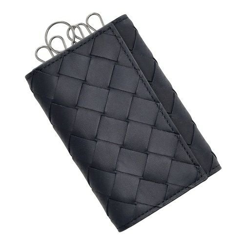 Bottega Veneta ネイビー ケース Bottega Veneta Navy Flap Card Case Bottega Veneta