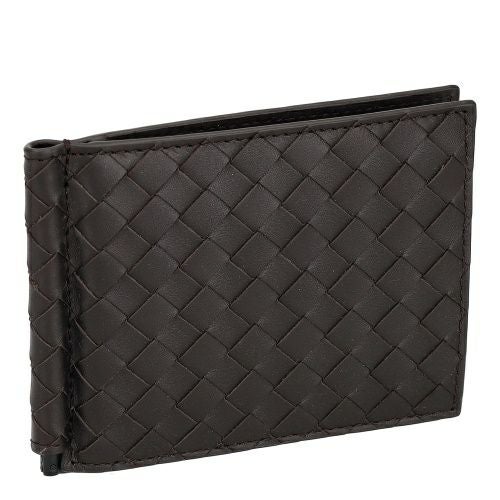 ボッテガヴェネタ 二つ折り財布 メンズ イントレチャート ブラウン BOTTEGA VENETA 123180 V47W1 2007