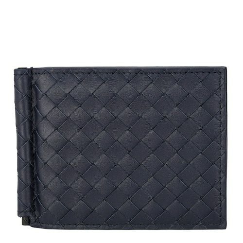 ボッテガヴェネタ 二つ折り財布 メンズ イントレチャート ネイビー BOTTEGA VENETA 123180 V47W1 8974