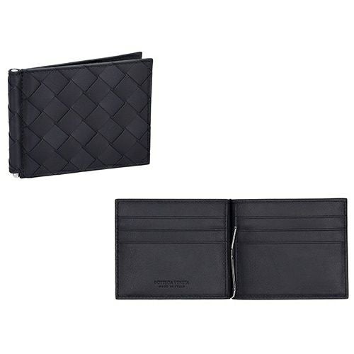 ボッテガヴェネタ 二つ折り財布 メンズ イントレチャート ネイビー BOTTEGA VENETA 592626 V3US1 4251