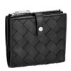 ボッテガヴェネタ 二つ折り財布 レディース イントレチャート ブラック BOTTEGA VENETA 600270 V3UH2 8803