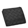 ボッテガヴェネタ 二つ折り財布 レディース イントレチャート ブラック BOTTEGA VENETA 600270 V3UH2 8803